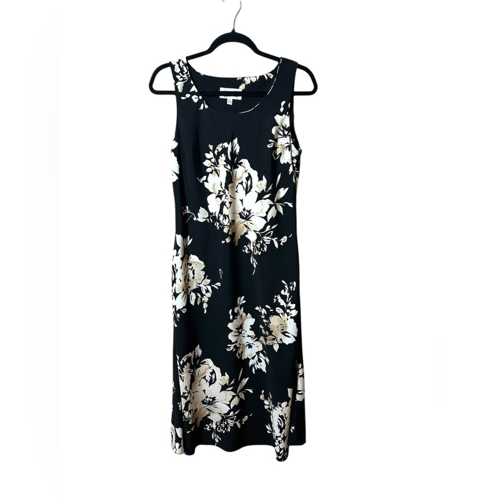 Studio I Floral Black and Cream‎ Dress